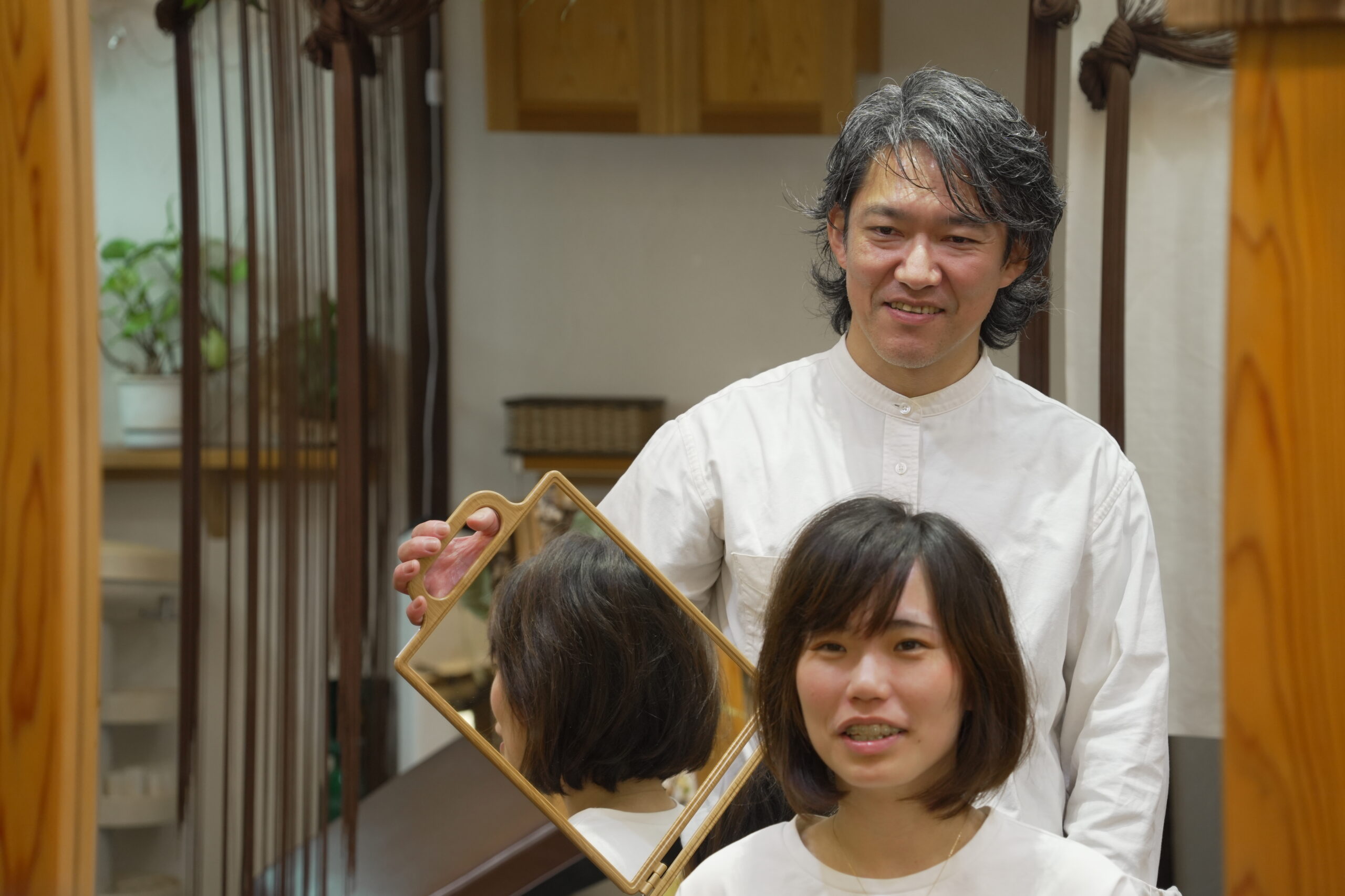 自宅でも扱いやすいヘアスタイル